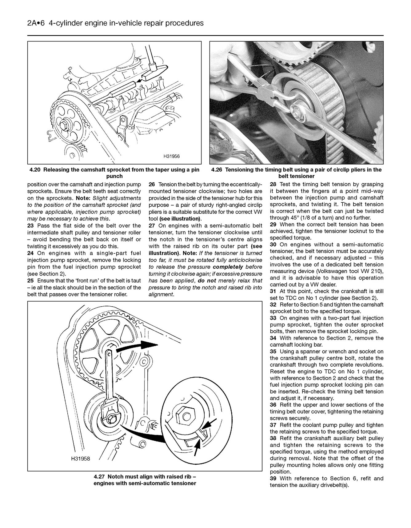 Volkswagen T4 Transporter Diesel (1990-June 2003) Haynes Repair Manual