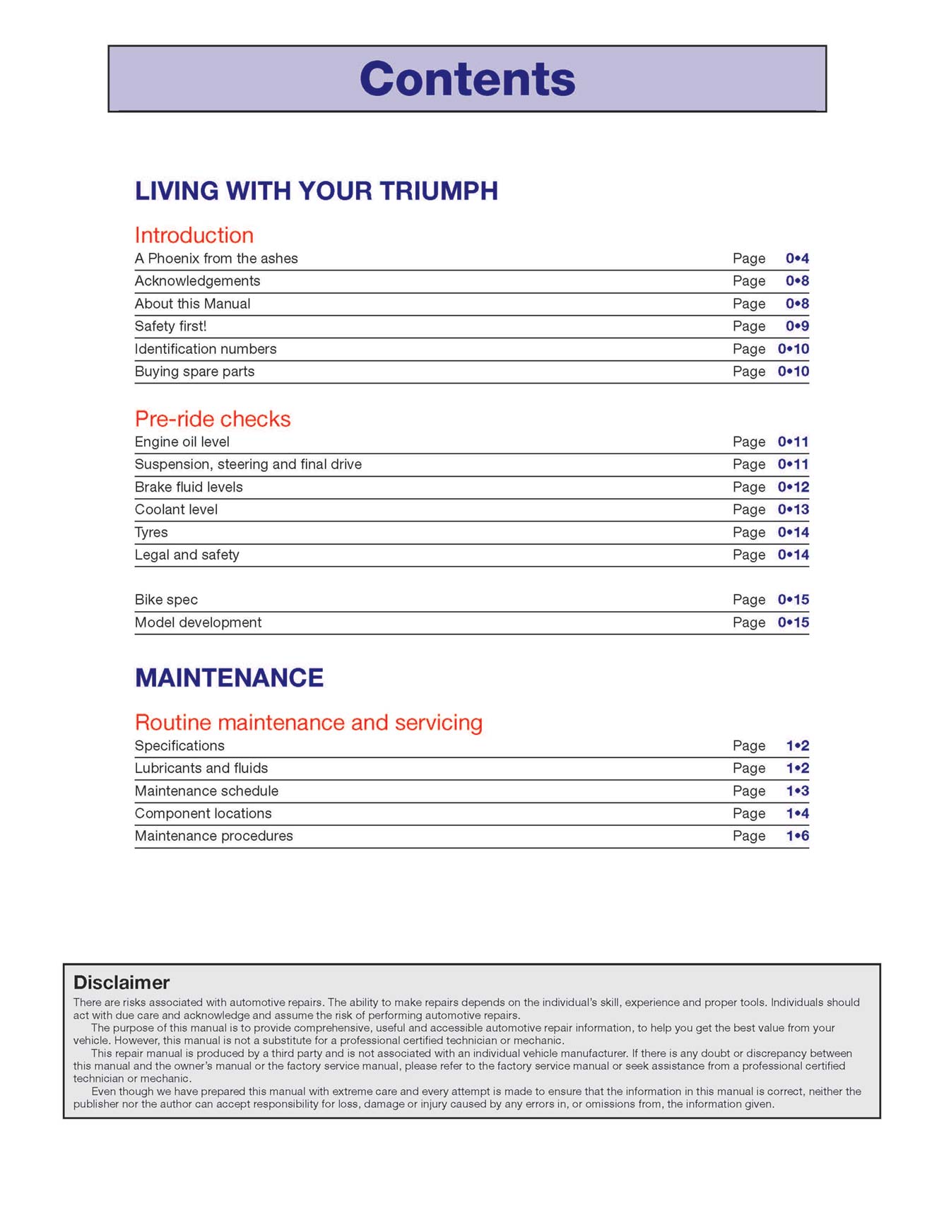 Triumph Tiger 800 (2010-2019) Haynes Repair Manual – Haynes