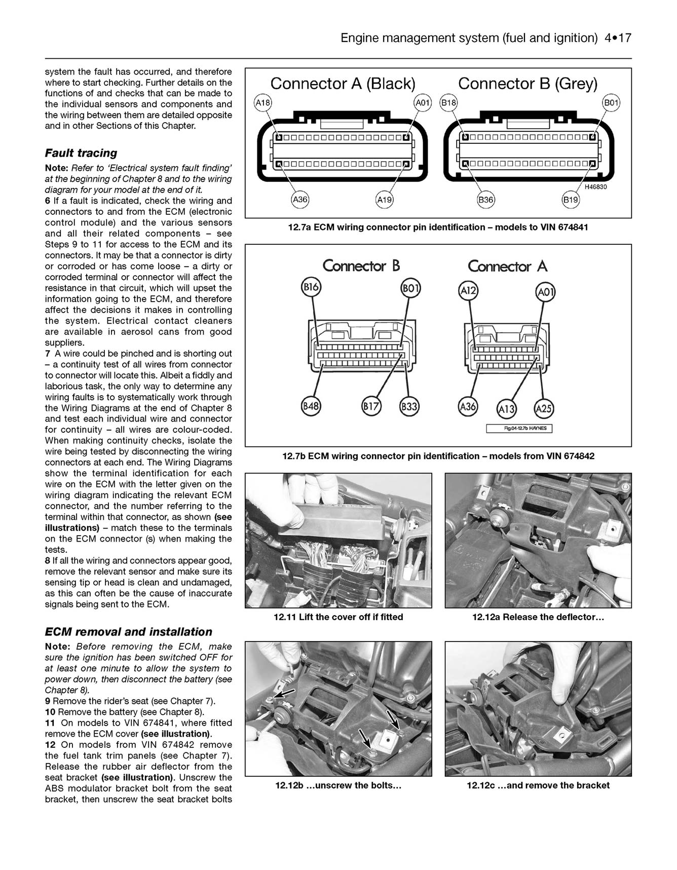 Triumph Tiger 800 (2010-2019) Haynes Repair Manual - Premium Hardback Edition
