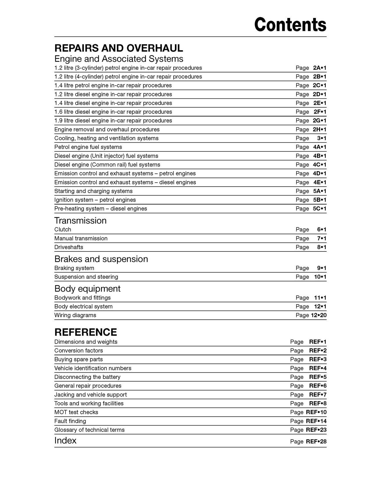 Skoda Fabia petrol & diesel (May 2007-2014) Haynes Repair Manual