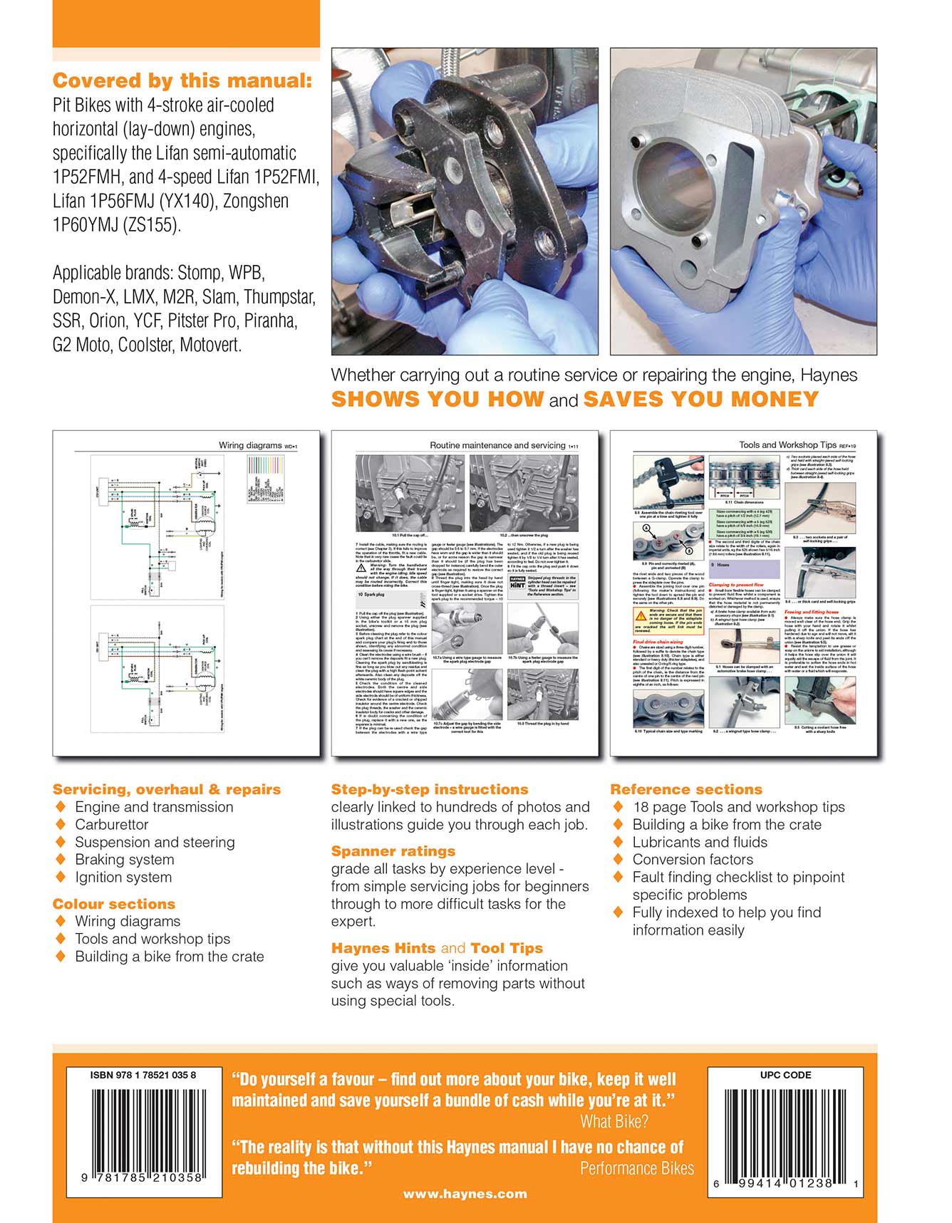Pit Bikes Haynes Repair Manual