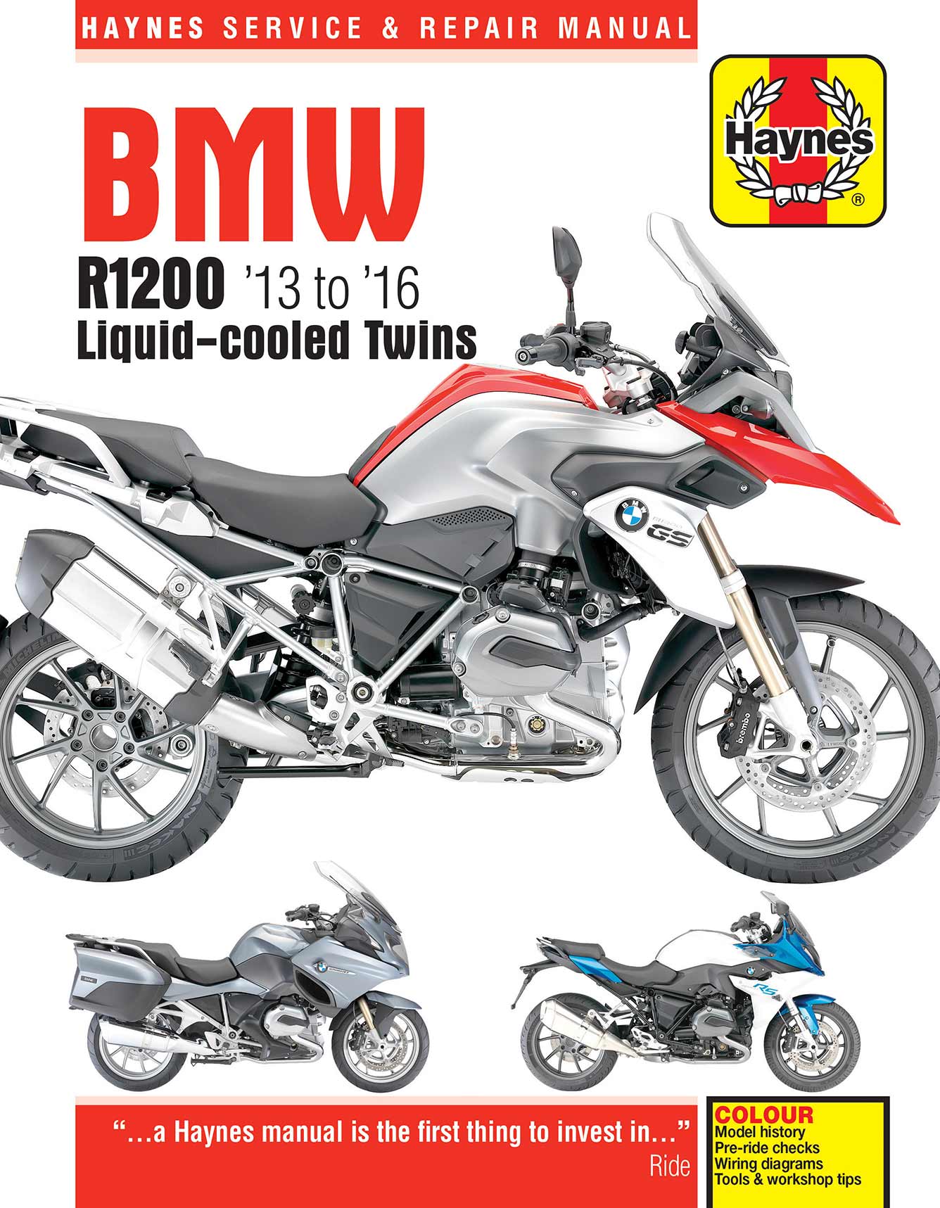 BMW R1200 dohc liquid-cooled Twins (2013-2016) Haynes Repair