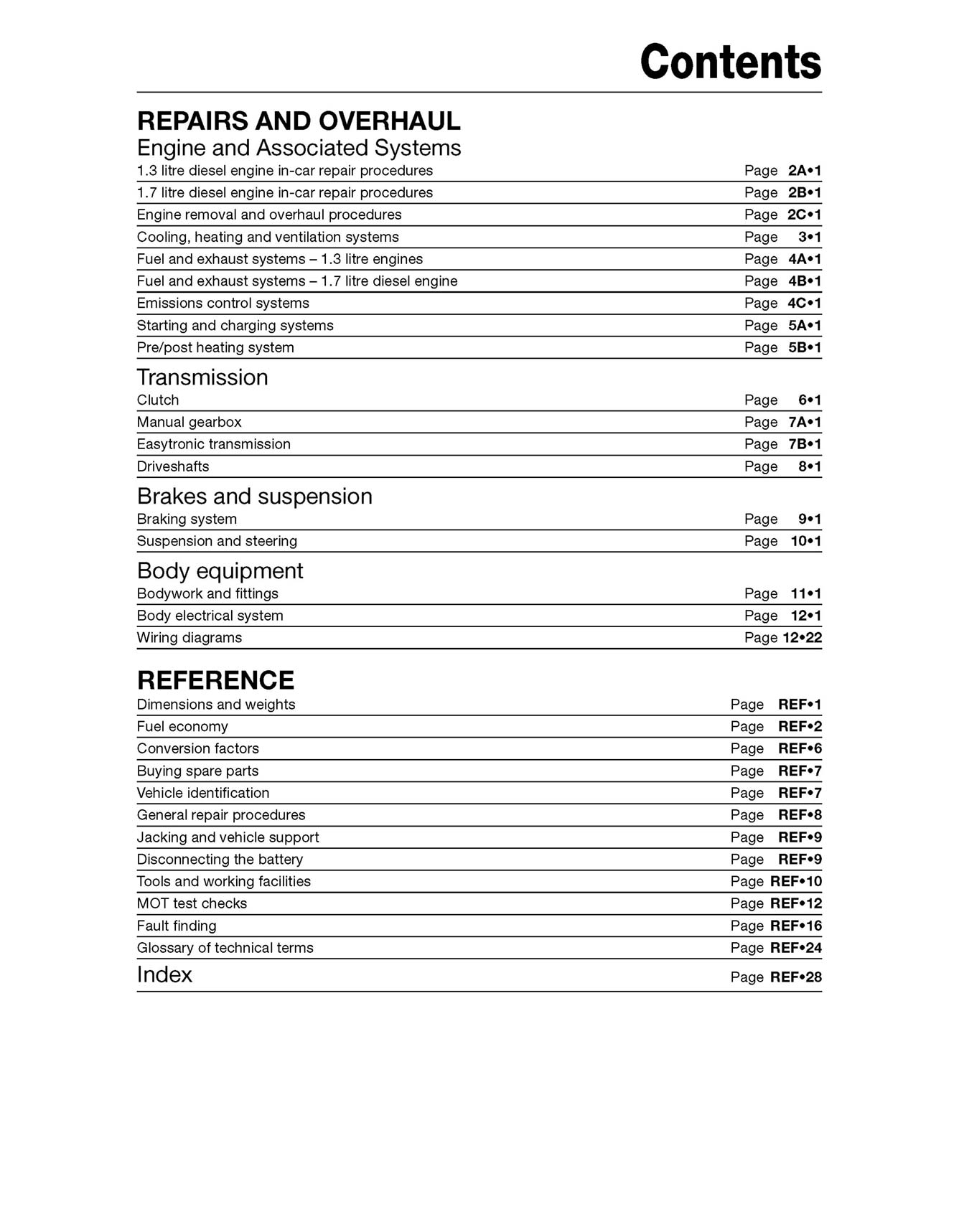 Vauxhall/Opel Combo Diesel Van (Oct 2001-Jan 2012) 51 to 61 Haynes Repair Manual