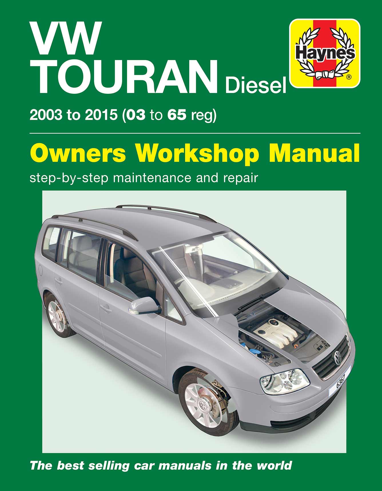 Volkswagen Touran Diesel (2003-2015) 03 to 65 Haynes Repair Manual