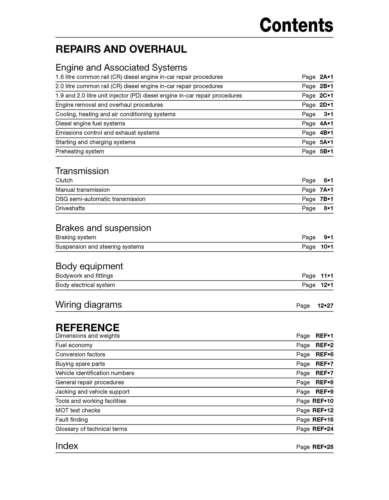 Volkswagen Touran Diesel (2003-2015) 03 to 65 Haynes Repair Manual