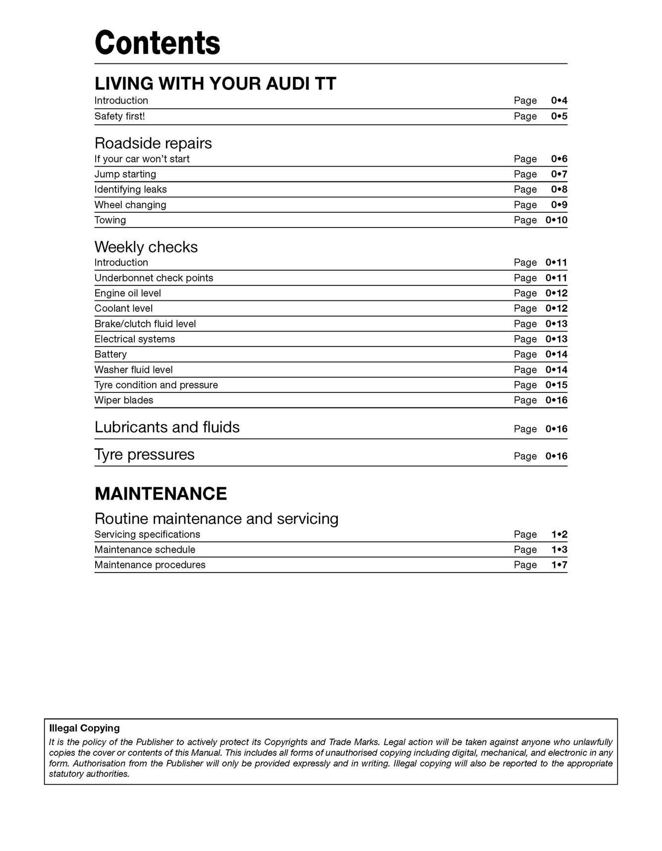 Audi TT (1999-2006) T to 56 Haynes Repair Manual – Haynes Manuals