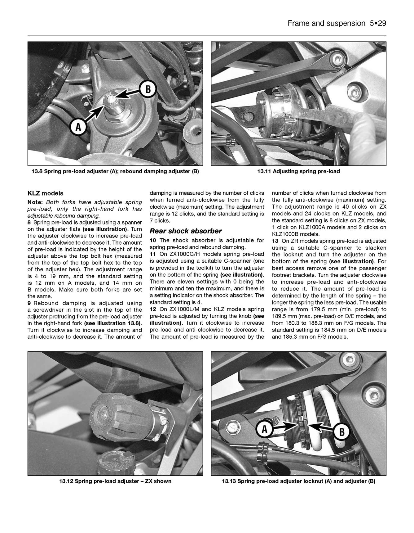 Kawasaki Z1000, Z1000SX & Versys (2010-2016) Haynes Repair Manual - Premium Hardback Edition