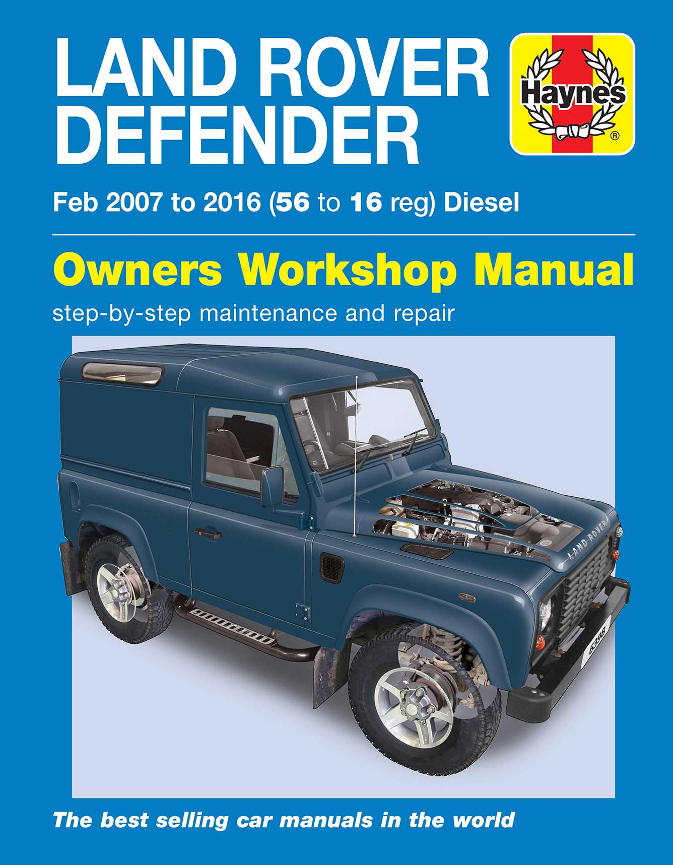 Land Rover Defender Diesel (Feb 2007-2016) 56 to 16 Haynes Repair Manual