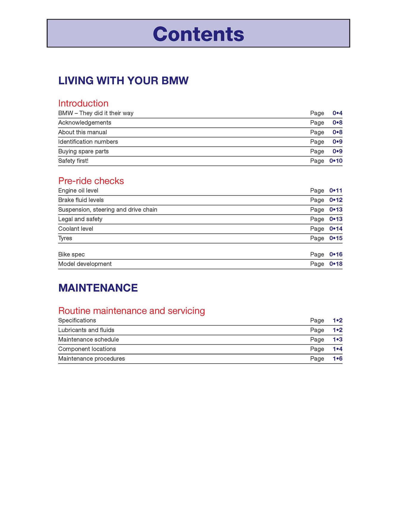 BMW S1000RR/R & XR (2010-2017) Haynes Repair Manual