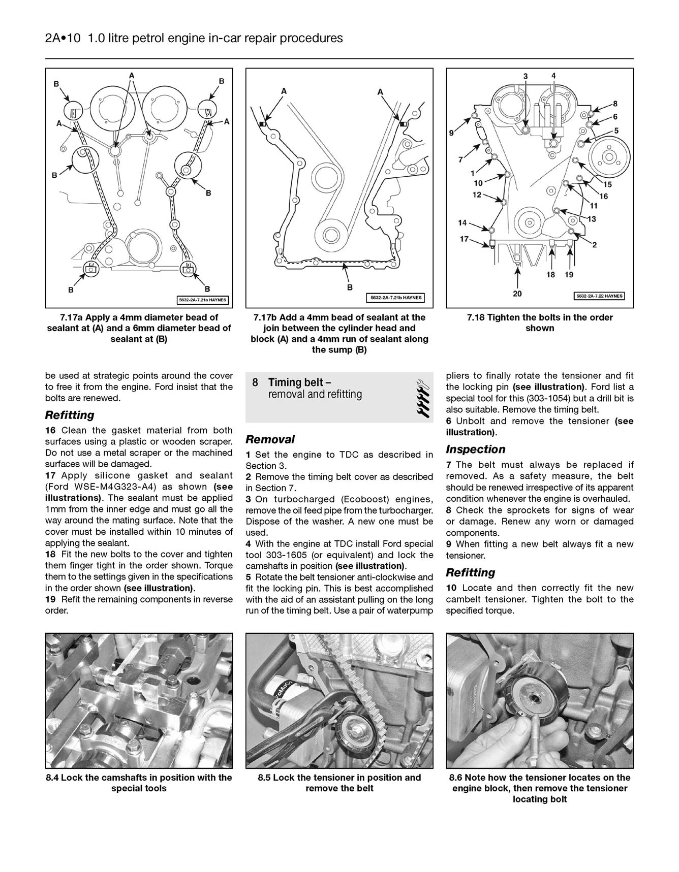 Ford Fiesta Petrol & Diesel (2013-2017) 62 to 17 Haynes Repair Manual Printed Book Look Inside Featured Image