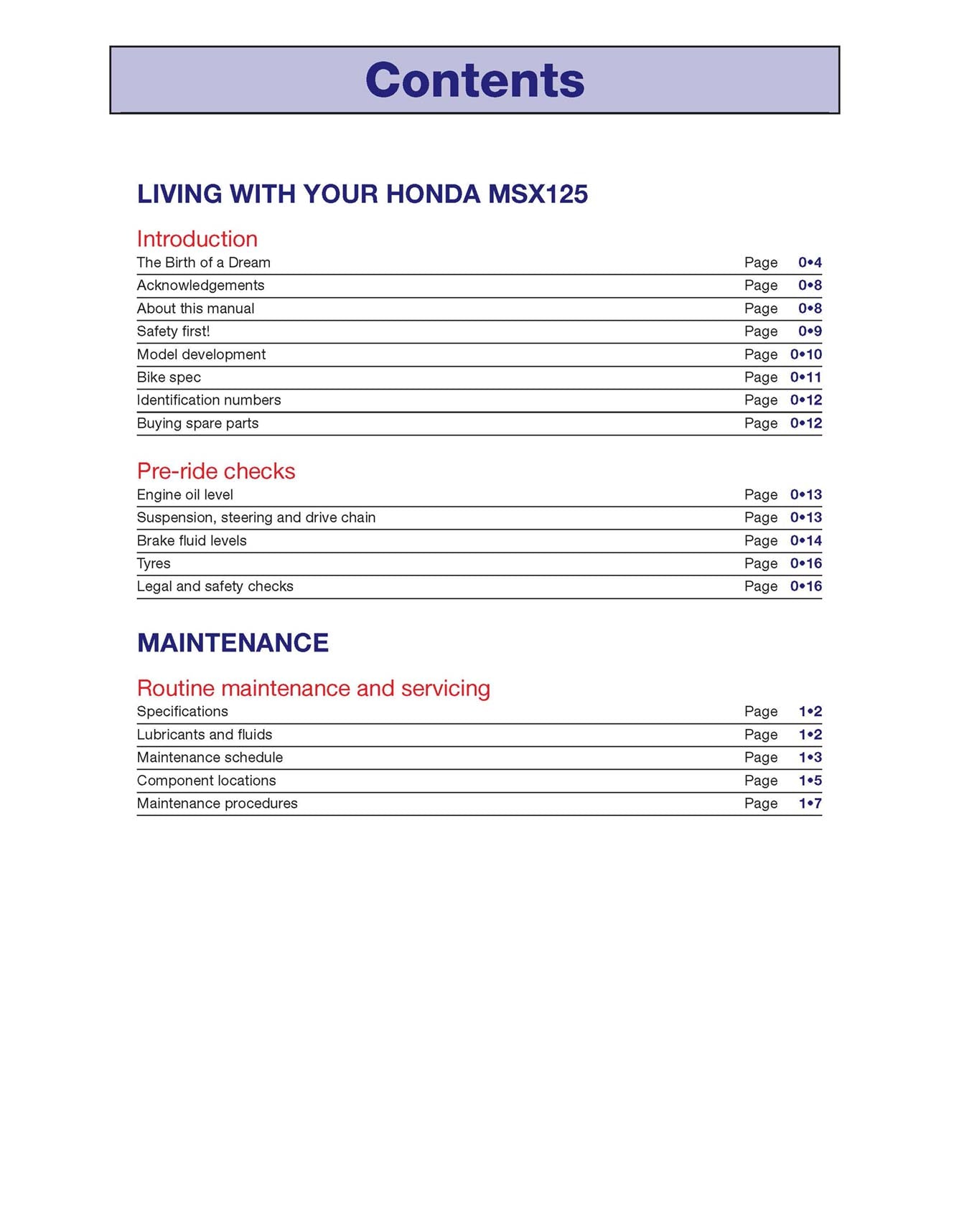 Honda MSX125 (Grom) (2013-2018) Haynes Repair Manual