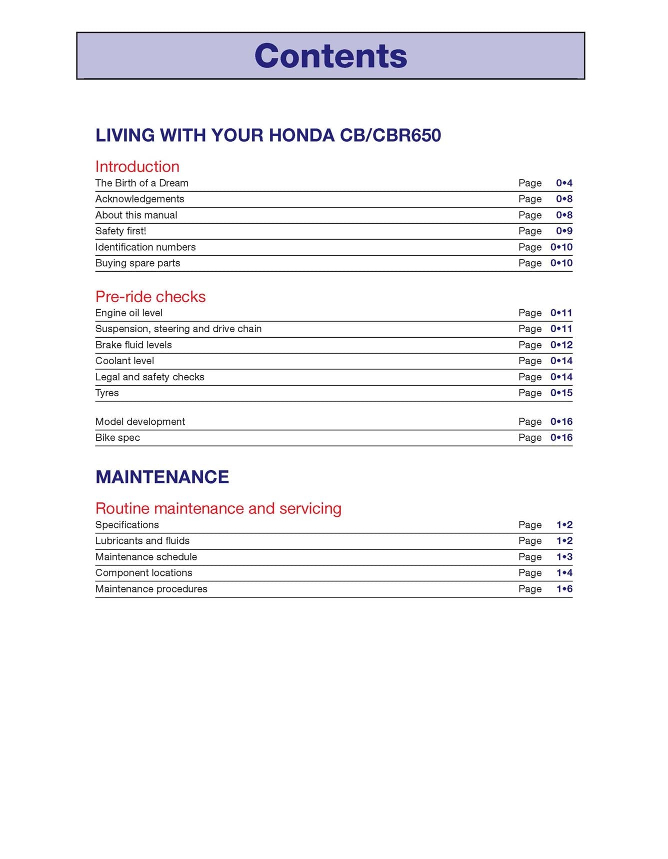 Honda CB650F & CBR650F, CB650R & CBR650R (2014-2019) Haynes Repair Manual