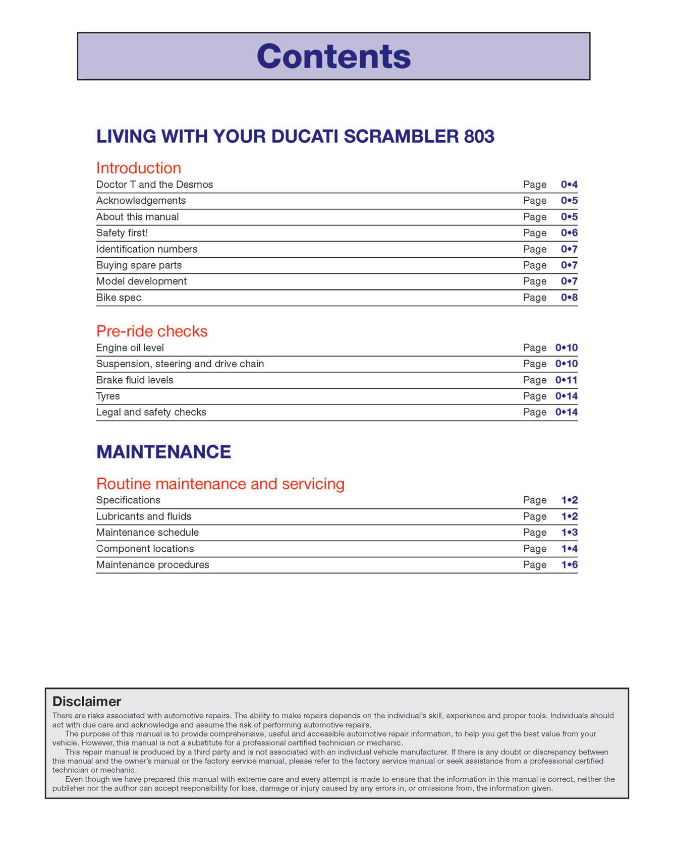 Ducati Scrambler 803 (2015-2020) Haynes Repair Manual